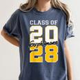 Sophomore 2028 Class Of 2028 Graduation 2028 10th Grade Women's Comfort Colors T-Shirt Denim