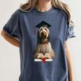 Spinone Italiano Dog Graduation Cap School Graduate Owner Men Women Kids Women's Comfort Colors T-Shirt Denim