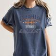 Star Wars TIE Fighter Academy Graduation Women's Comfort Colors T-Shirt Denim