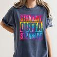 Straight Outta 8th Grade Great Graduation Eighth Grade Women's Comfort Colors T-Shirt Denim