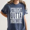 Straight Outta Nursing School Great Graduation Shirt Women's Comfort Colors T-Shirt Denim