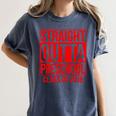 Straight Outta Preschool Graduation Class Of 2018 Women's Comfort Colors T-Shirt Denim