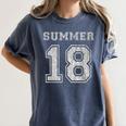Summer 2018 Teen Graduation Shirt Women's Comfort Colors T-Shirt Denim