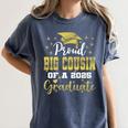 Super Proud Big Cousin Of 2025 Graduate Graduation Family Premium Women's Comfort Colors T-Shirt Denim