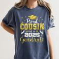 Super Proud Cousin Of 2025 Graduate Senior Graduation Family Women's Comfort Colors T-Shirt Denim