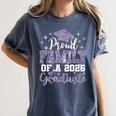 Super Proud Family Of 2026 Graduate Senior Graduation Family Women's Comfort Colors T-Shirt Denim
