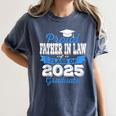 Super Proud Father In Law Of 2025 Graduate Graduation Family Women's Comfort Colors T-Shirt Denim