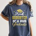Super Proud Godsister Of 2025 Graduate Graduation Family Women's Comfort Colors T-Shirt Denim