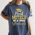 Super Proud Mother Of 2025 Graduate Senior Graduation Family Women's Comfort Colors T-Shirt Denim