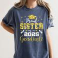 Super Proud Sister Of 2025 Graduate Senior Graduation Family Women's Comfort Colors T-Shirt Denim