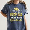 Super Proud Step Dad Of 2025 Graduate Graduation Family Women's Comfort Colors T-Shirt Denim