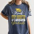 Super Proud Step Daughter Of 2025 Graduate Graduation Family Women's Comfort Colors T-Shirt Denim