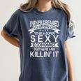 Super Sexy Economist Economist Graduation Women's Comfort Colors T-Shirt Denim