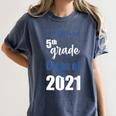 I Survived 5th Grade Class Of 2021 Quarantined Graduation 2 Women's Comfort Colors T-Shirt Denim