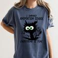 I Survived Animation School Graduation 2026 Women's Comfort Colors T-Shirt Denim