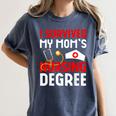 I Survived My Mom's Nursing Degree Graduation Day 2026 Women's Comfort Colors T-Shirt Denim