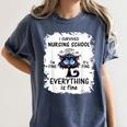 I Survived Nursing School Graduation 2025 Women's Comfort Colors T-Shirt Denim