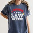 I Survived My Partner's Law Degree Graduation Shirt Women's Comfort Colors T-Shirt Denim