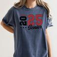 Swimming Senior Night Swimming Senior 2025 Graduation 59 Women's Comfort Colors T-Shirt Denim