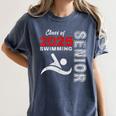 Swimming Team Senior Class Of 2025 Graduation 2025 Women's Comfort Colors T-Shirt Denim
