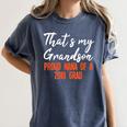 That's My Grandson 2018 Graduation Shirt For Grad Nanas Women's Comfort Colors T-Shirt Denim