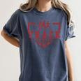 Track Senior Night Track Senior 2025 Graduation 36 Women's Comfort Colors T-Shirt Denim