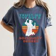 Trust Me I'Ve Got A Sociology Degree College Graduation Women's Comfort Colors T-Shirt Denim
