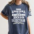 Valedictorian Scholar Sister T Shirt Graduation Speech Women's Comfort Colors T-Shirt Denim