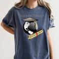 Valedictorian University Of Hard Knocks Graduation Tshirt Women's Comfort Colors T-Shirt Denim