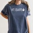 Vet Student Shirt Cute Veterinarian Tech Graduation Women's Comfort Colors T-Shirt Denim