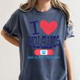 Vet Tech I Love Veterinary Technician Graduation Women's Comfort Colors T-Shirt Denim