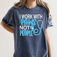 Veterinarian Vet Tech Week Graduation Thank You Birthday Women's Comfort Colors T-Shirt Denim