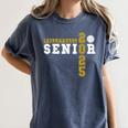 Volleyball Senior Night Volleyball Senior 2025 Graduation 14 Women's Comfort Colors T-Shirt Denim