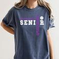 Volleyball Senior Night Volleyball Senior 2025 Graduation 26 Women's Comfort Colors T-Shirt Denim