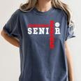 Volleyball Senior Night Volleyball Senior 2025 Graduation 5 Women's Comfort Colors T-Shirt Denim