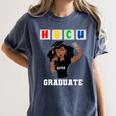 Women HBCU Grad 2025 College Graduation Apparel Women's Comfort Colors T-Shirt Denim