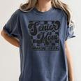 Women Senior Mom Class Of 2026 Retro Graduation Senior Mama Women's Comfort Colors T-Shirt Denim