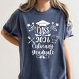 Women's Class Of 2026 Culinary Graduate Food Cuisine Chef Graduation Women's Comfort Colors T-Shirt Denim