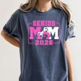 Wrestling Senior Mom Wrestling Senior 2026 Graduation Women's Comfort Colors T-Shirt Denim