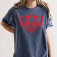 Wrestling Senior Night Wrestling Senior 2025 Graduation 11 Women's Comfort Colors T-Shirt Denim