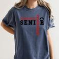 Wrestling Senior Night Wrestling Senior 2025 Graduation 69 Women's Comfort Colors T-Shirt Denim