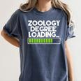 Zoology Degree Loading Zoologist Graduation Student Tee Women's Comfort Colors T-Shirt Denim