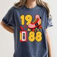 1988 Retro Raised On 80s Music Old School Nostalgia Punk Women's Comfort Colors T-Shirt Moss