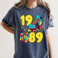 1989 Retro Raised In The 80s Old School Nostalgia Vibes Women's Comfort Colors T-Shirt Moss