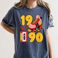 1990 Retro Raised On 90s Music Old School Nostalgia Punk Women's Comfort Colors T-Shirt Moss 1990 Retro Raised On 90s Music Old School Nostalgia Punk Women's Comfort Colors T-Shirt Moss