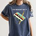 70s 80s 90s Retro Party Costume Nostalgia Cassette Women's Comfort Colors T-Shirt Moss
