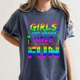 80's Girls Just Wanna Have Fun Nostalgia 1980s Style Premium Tri-Blend Women's Comfort Colors T-Shirt Moss