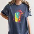 80s Nostalgia Soda Can Women's Comfort Colors T-Shirt Moss