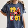 80s Vibes Mixed Tapes & Roller Skates 1981 Nostalgia Retro Women's Comfort Colors T-Shirt Moss