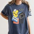 90s Retro Cassette And Walkman Nostalgia Graphic Tee Women's Comfort Colors T-Shirt Moss